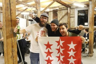 Association des étudiants valaisans de Zurich (de g. à d.) : Simon Constantin, président, Rémy Carron et Nils Brunnel.